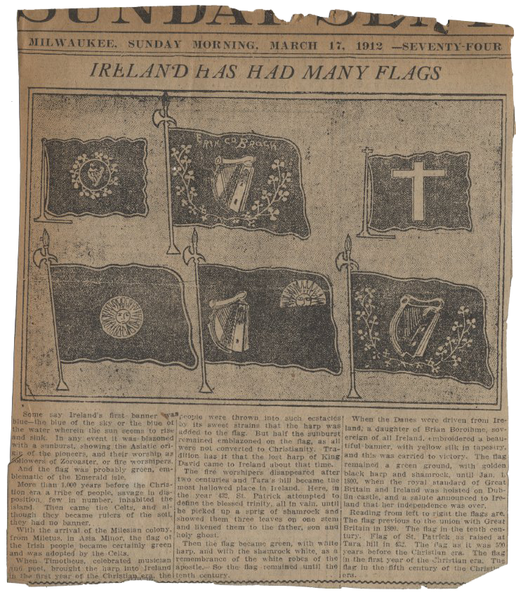 Ireland Has Had Many Flags, 1912